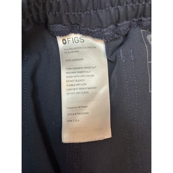 Figs High Waisted Yola Skinny Scrub Pants (NIGHT SKY) - Picture 5 of 5